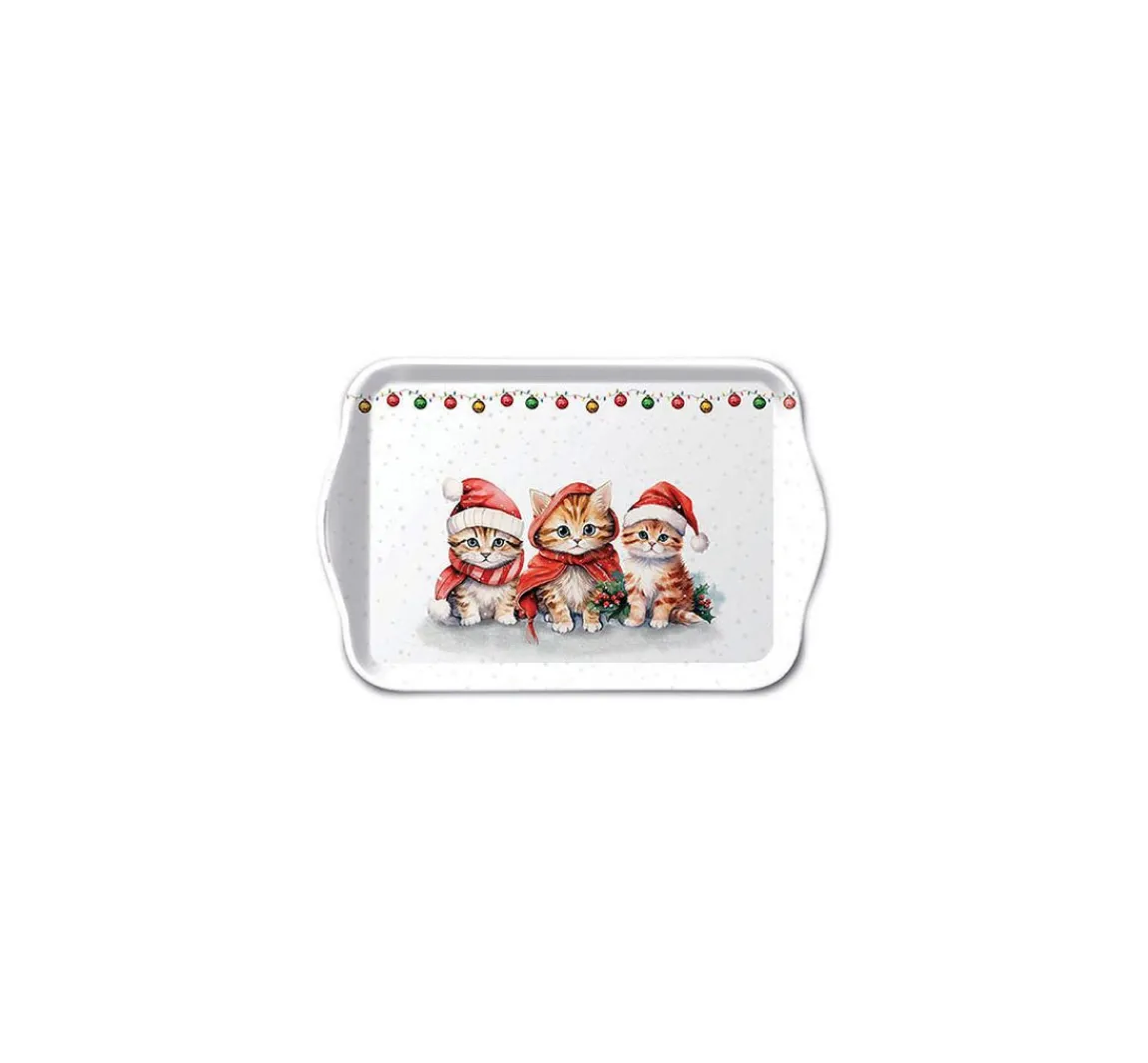 New Ambiente Serviette "Lustige Weihnachtskätzchen"
