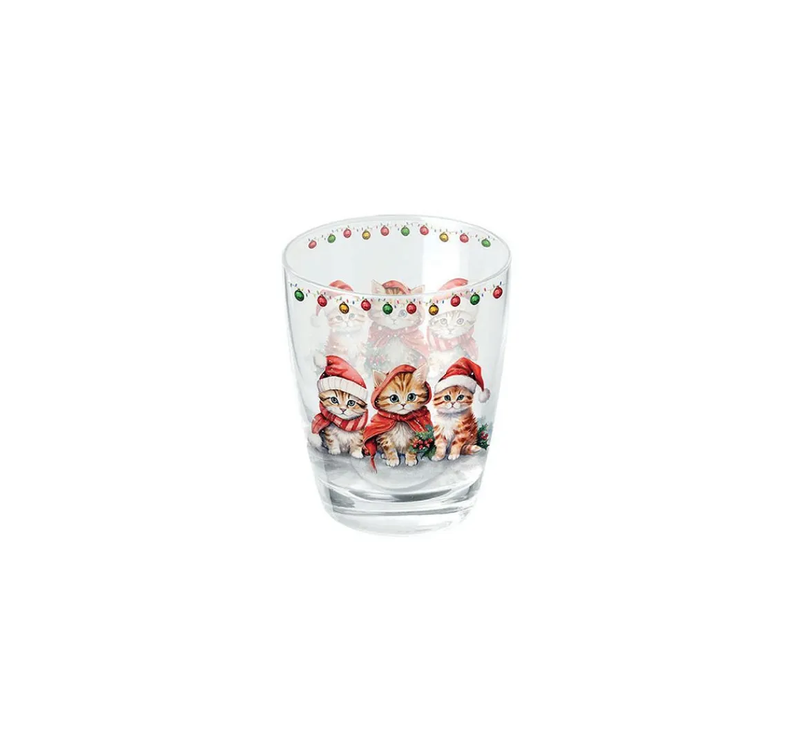 New Ambiente Serviette "Lustige Weihnachtskätzchen"