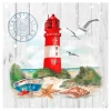 New Ambiente Serviette "Maritime Grüße"
