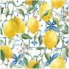New Ambiente Serviette "Mediterrane Zitronen"