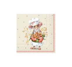 Sale IHR Serviette "Mäusebäcker"