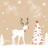 Discount Paper+Design Serviette "Papierschnitt Winterlandschaft"