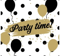 Outlet Paper+Design Serviette "Party Time"