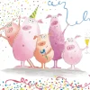 Ambiente Serviette "Partytime"