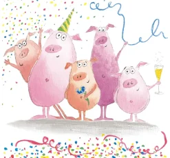 Ambiente Serviette "Partytime"