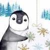 Clearance Paper+Design Serviette "Pinguin im Winter"