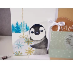 Clearance Paper+Design Serviette "Pinguin im Winter"