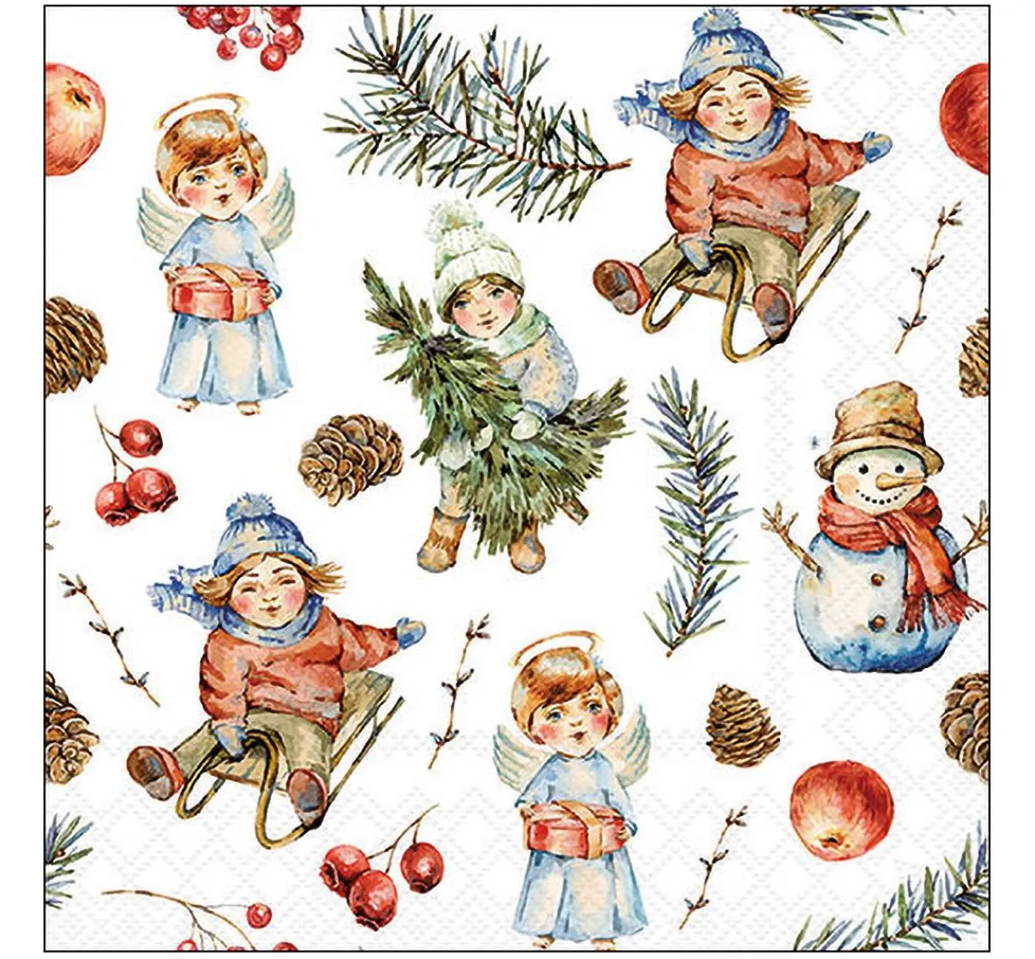 Outlet Ambiente Serviette "Playing Outside"