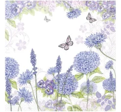 Online Ambiente Serviette "Purple Wildflowers"
