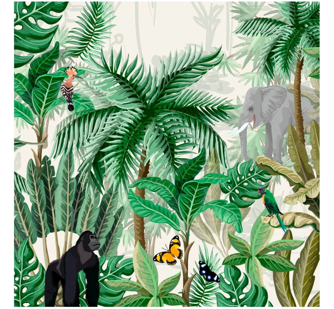 Paper+Design Serviette "Regenwald"