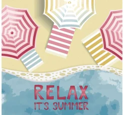 Paper+Design Serviette "Relax It's Summer"