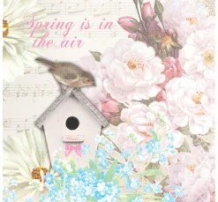 Clearance Paper+Design Serviette "Romantic Birdhouse"