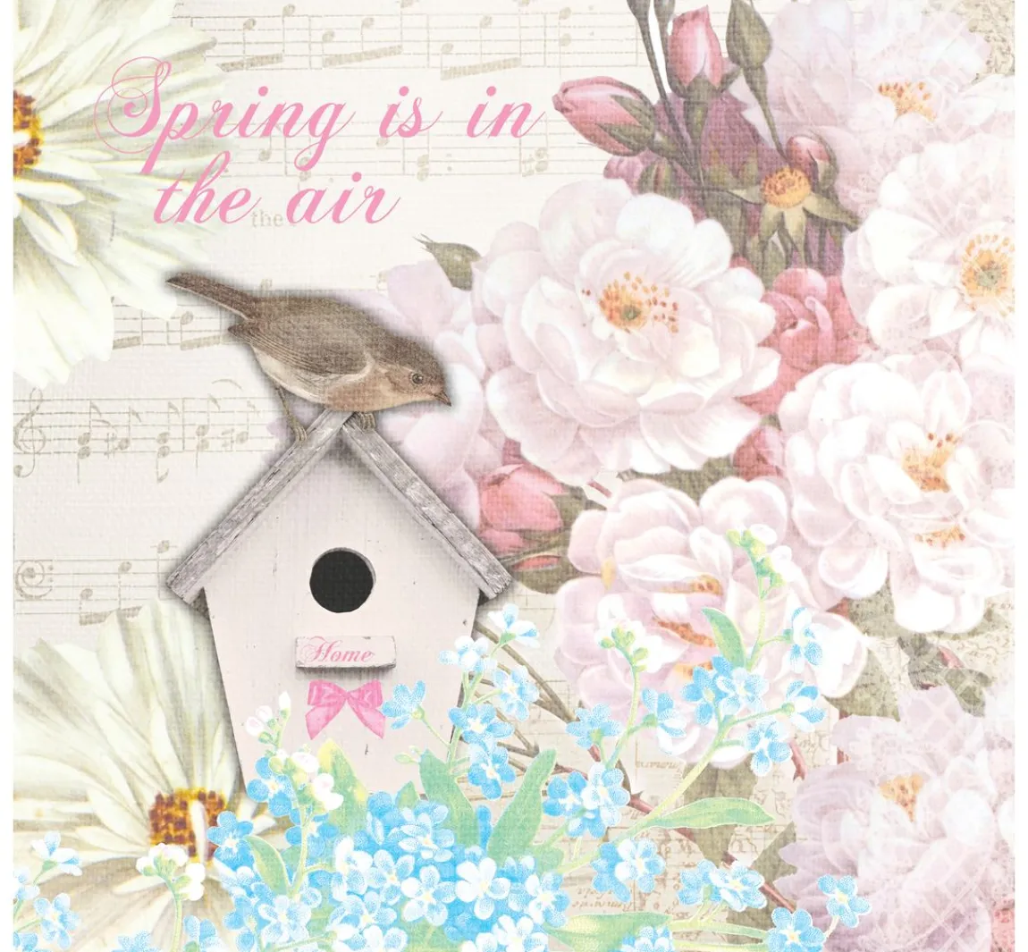 Clearance Paper+Design Serviette "Romantic Birdhouse"