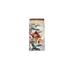 Best Ambiente Serviette "Rotkehlchen Winterhaus"