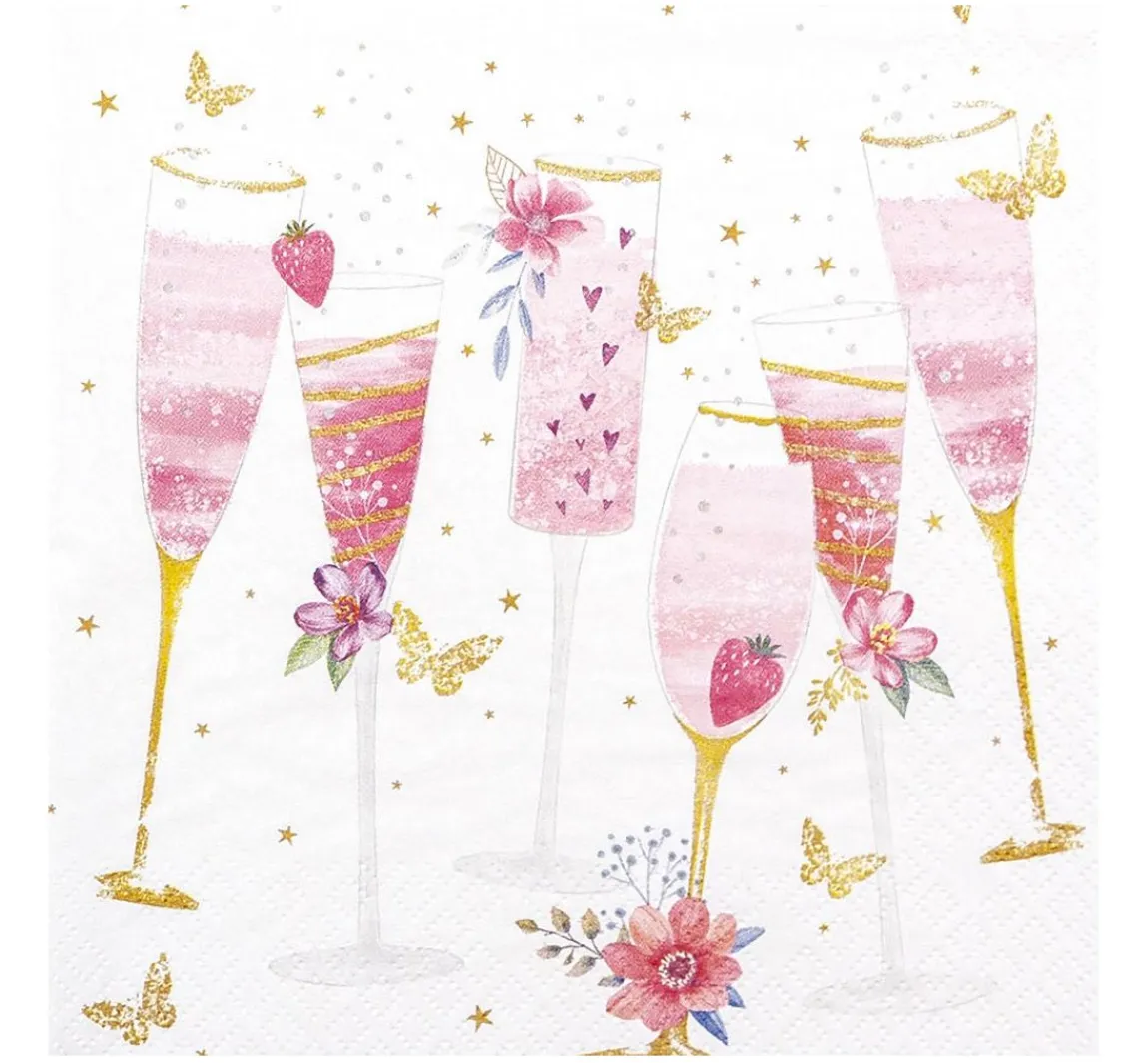 New HOME FASHION Serviette "Salute"