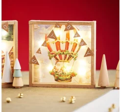 Sale Ambiente Serviette "Santa's Air Ballon"