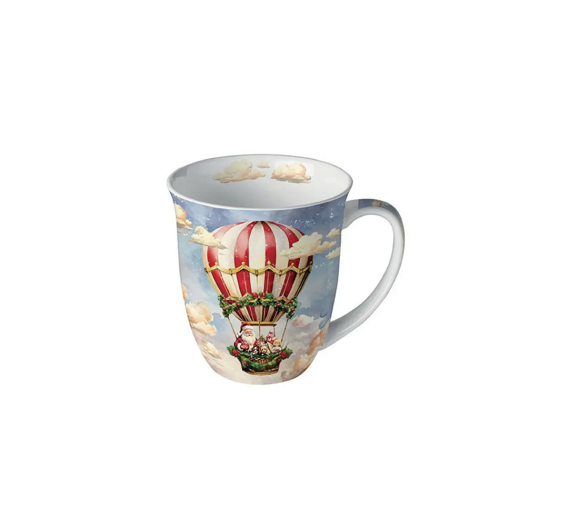 Sale Ambiente Serviette "Santa's Air Ballon"