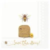 Online IHR Serviette "Save the Bees!"