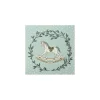 Online HOME FASHION Serviette "Schaukelpferd im Kranz"