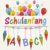 Best Paper+Design Serviette "Schulanfang"
