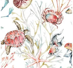 Discount Ambiente Serviette "Sea Animals"