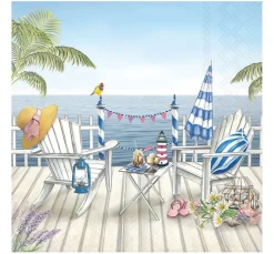 Outlet Ambiente Serviette "Sea View"