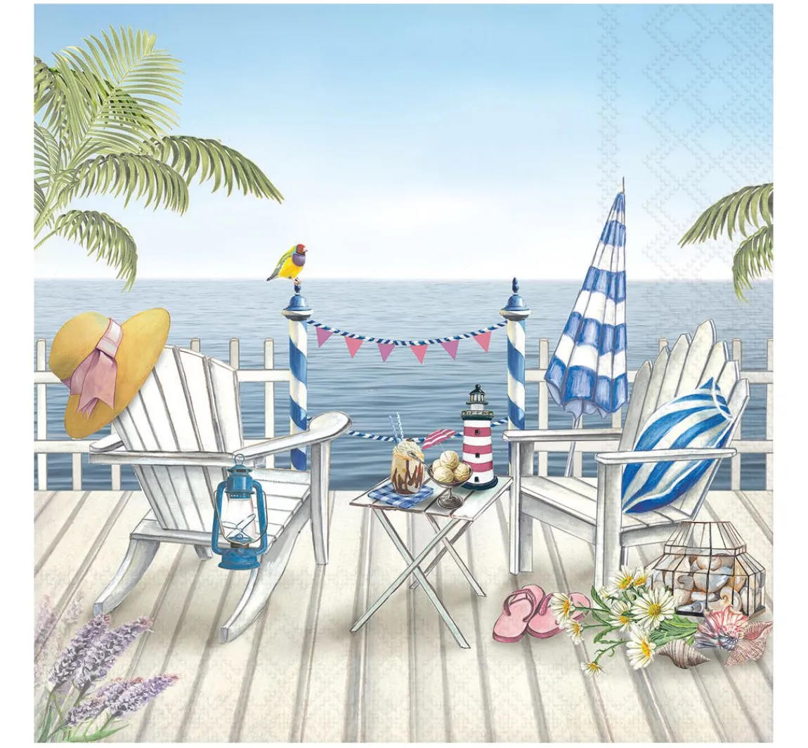Outlet Ambiente Serviette "Sea View"