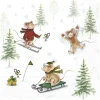 New IHR Serviette "Snow Fun"