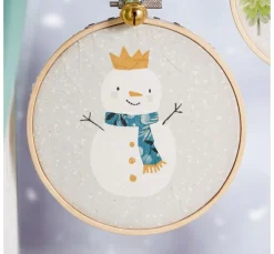 HOME FASHION Serviette "Snowman King"