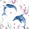 Paper+Design Serviette "Spielende Delfine"
