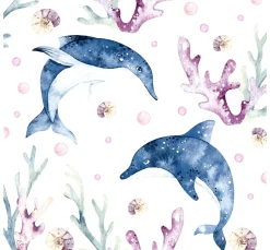 Paper+Design Serviette "Spielende Delfine"