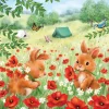 Clearance Ambiente Serviette "Summer Camp"