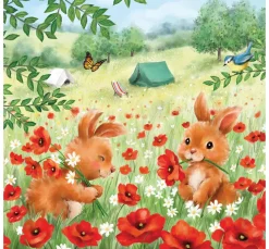 Clearance Ambiente Serviette "Summer Camp"