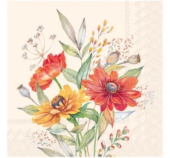 Best IHR Serviette "Sunset Bouquet"