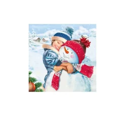 Online Ambiente Serviette "Sweet Snowmen"