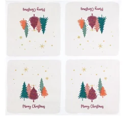 New HOME FASHION Serviette "Sweet Xmas Trees"