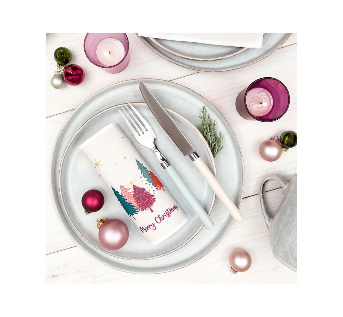 New HOME FASHION Serviette "Sweet Xmas Trees"
