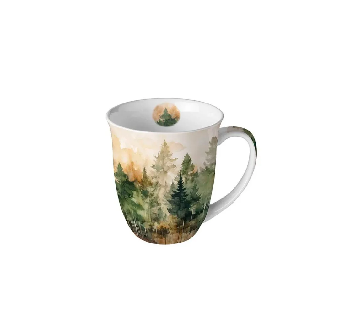 New Ambiente Serviette "Tannenwald Watercolor"
