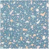 HOME FASHION Serviette "Terrazzo Blue"