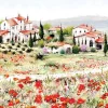 Ambiente Serviette "Toscana Landschaft"