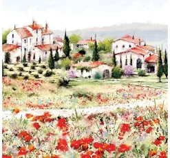 Ambiente Serviette "Toscana Landschaft"