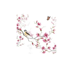 Clearance Ambiente Serviette "Vogel auf Blütenzweig"