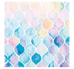 Hot HOME FASHION Serviette "Wasserfarben" Pastell