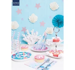 Hot HOME FASHION Serviette "Wasserfarben" Pastell