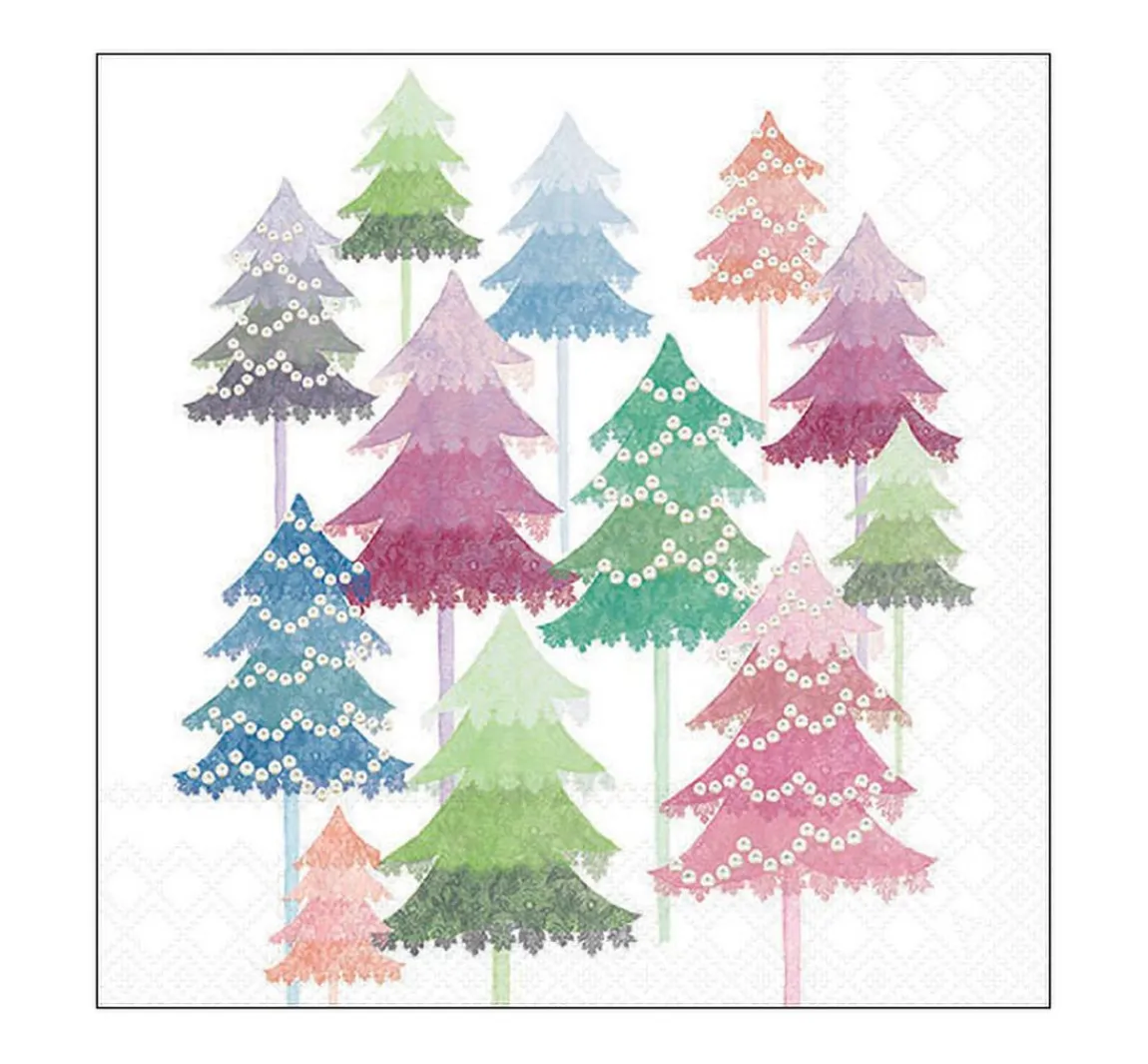 New Ambiente Serviette "Watercolor Trees"