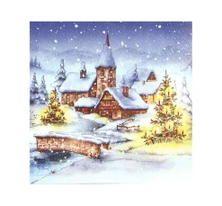 Sale HOME FASHION Serviette "Weihnachten im Schnee"