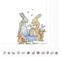 Outlet IHR Serviette "Welcome Baby"