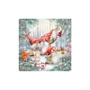 Clearance Ambiente Serviette "Wichtel im Winterwald"