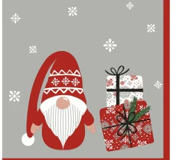 Sale Paper+Design Serviette "Wichtel mit Geschenken"