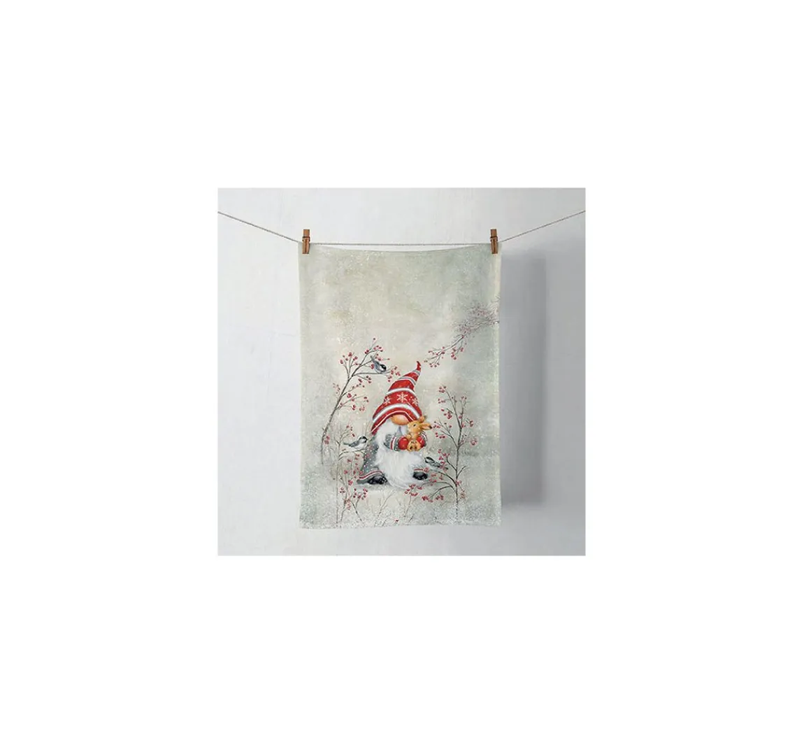 Online Ambiente Serviette "Wichtel Umarmung"